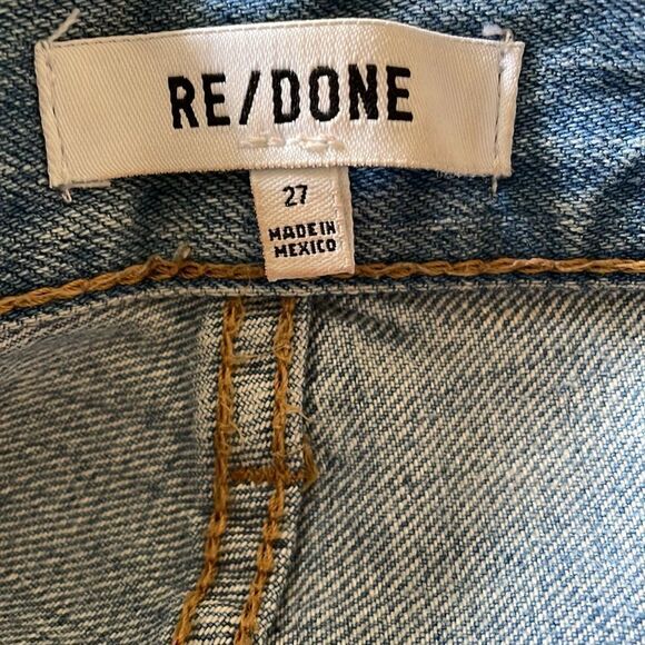 Re/Done 50s Cut-off Women Denim Shorts - Size: 27 - Picture 6 of 6